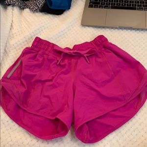 Lululemon pink shorts